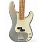 Used 2020 Fender Player Precision Bass Silver Electric Bass Guitar