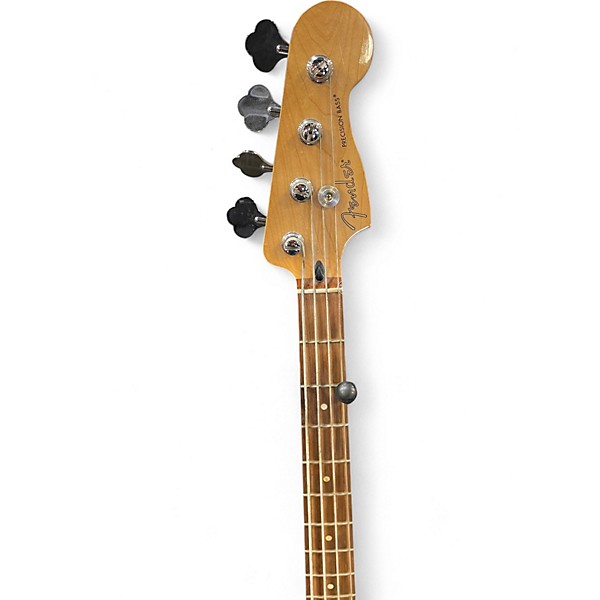 Used 2020 Fender Player Precision Bass Silver Electric Bass Guitar
