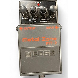 Used BOSS MT2 Metal Zone Distortion Effect Pedal