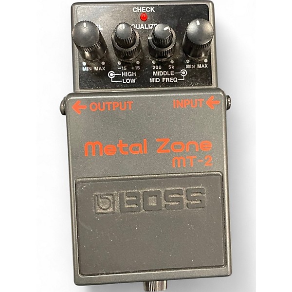 Used BOSS MT2 Metal Zone Distortion Effect Pedal