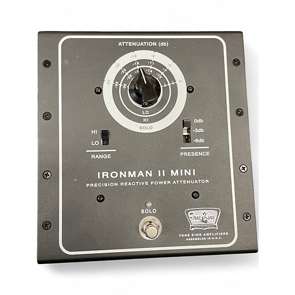 Used Tone King Ironman II Mini Precision Reactive Power5 Attenuator Pedal