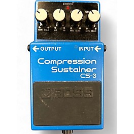 Used BOSS CS3 Compressor Sustainer Effect Pedal