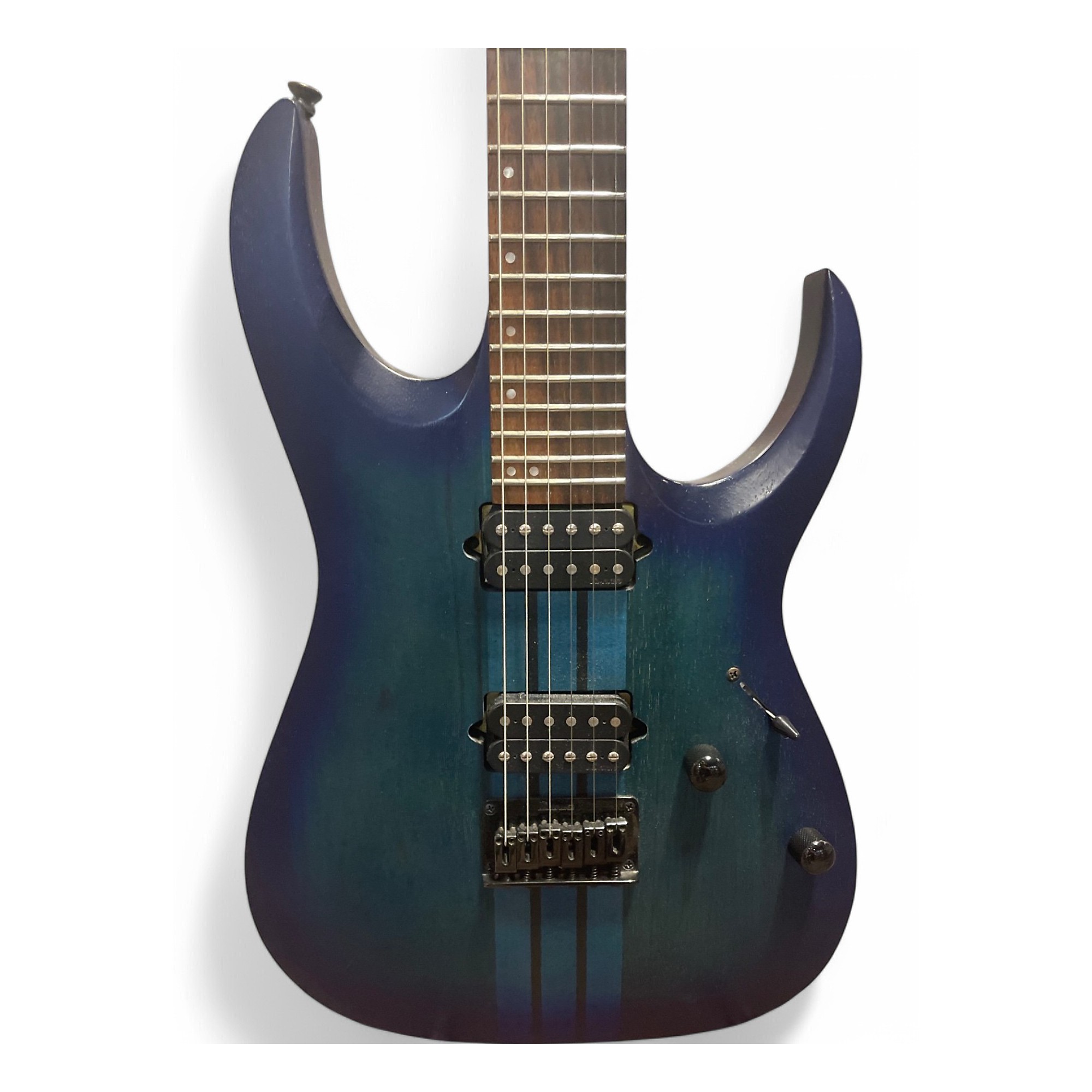 Used 2017 Ibanez RGAT62 Saphire Blue Mahogany Solid Body Electric