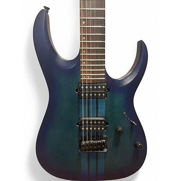 Used 2017 Ibanez RGAT62 Saphire Blue Mahogany Solid Body Electric Guitar