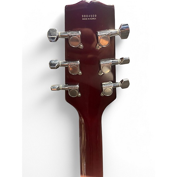 Used 2012 Hamer Duotone Cherry Sunburst Hollow Body Electric Guitar