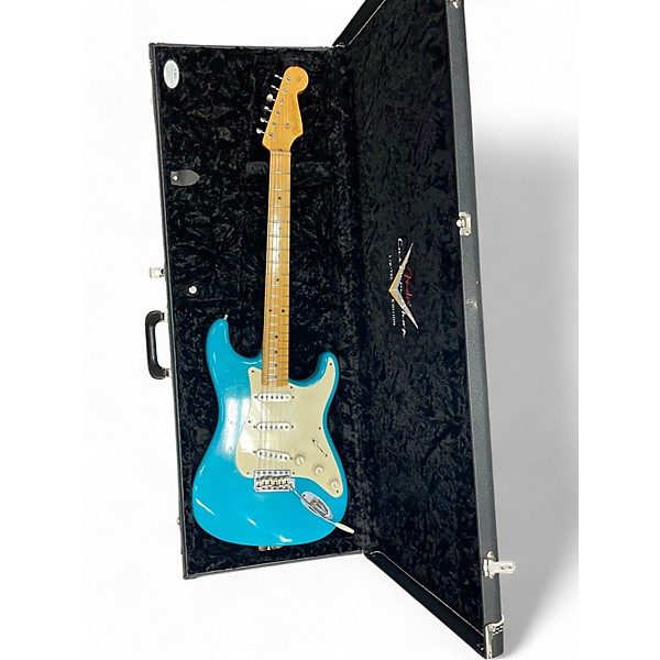 Used 2005 Fender 1956 Relic Stratocaster Taos Turquoise Solid Body Electric Guitar,Specials : American Fashion Style Bags On Sale