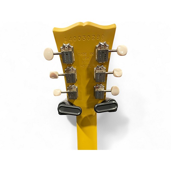Used 2014 Gibson Les Paul Standard Mahogany TV Yellow Solid Body Electric Guitar