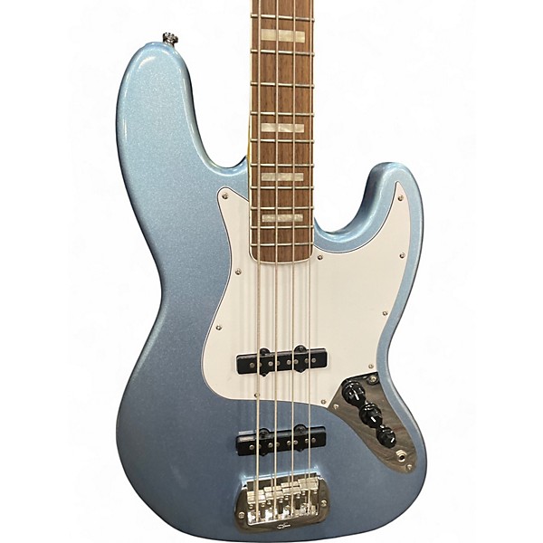 Used G&L Tribute JB Lake Placid Blue Electric Bass Guitar