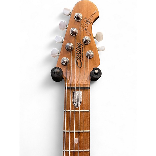 Used Sterling by Music Man jp150 Trans Red Solid Body Electric Guitar