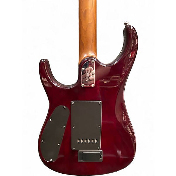 Used Sterling by Music Man jp150 Trans Red Solid Body Electric Guitar