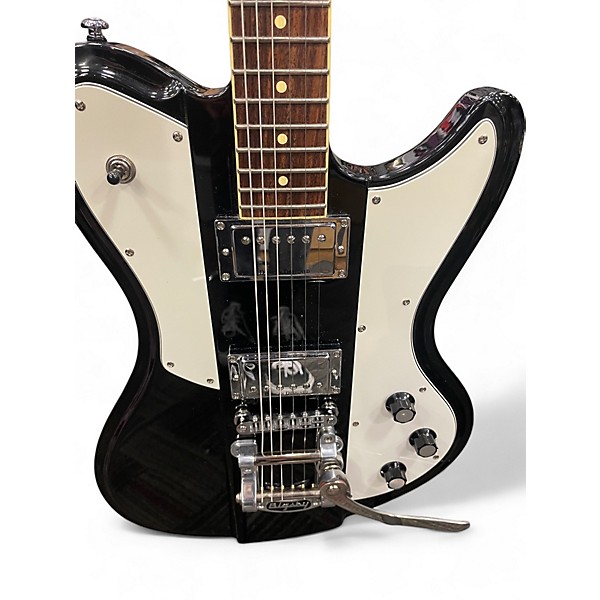 Used Schecter Guitar Research DIAMOND SERIES ULTRA Black and White Solid Body Electric Guitar