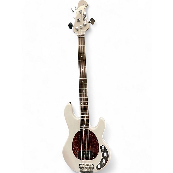 Used Sterling by Music Man Ray34 Classic White Electric Bass Guitar