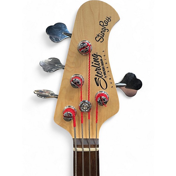 Used Sterling by Music Man Stingray Sub 4 Walnut Electric Bass Guitar