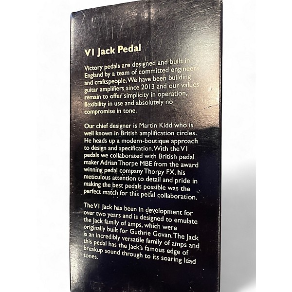 Used Victory V1 Jack Effects Pedal Effect Pedal