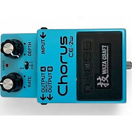 Used BOSS CE2W Waza Craft Chorus Effect Pedal