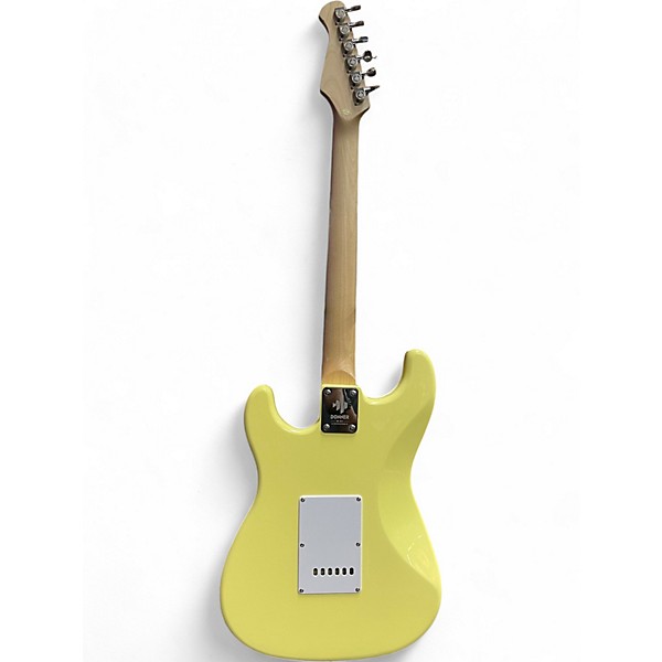 Used 2024 Donner standard series Yellow Solid Body Electric Guitar