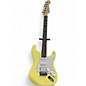 Used 2024 Donner standard series Yellow Solid Body Electric Guitar