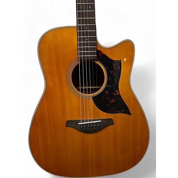 Used Yamaha A1M Natural Acoustic Electric Guitar