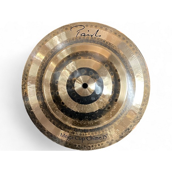 Used Paiste 13in Signature Mega Cup Chime Cymbal