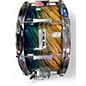 Used Pork Pie 14in 14X7 IN.  BIRCH SNARE BLUE FADE DIP Drum thumbnail