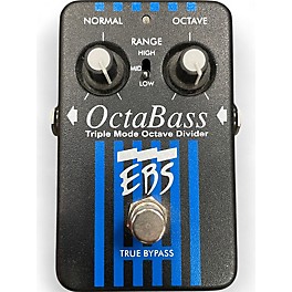 Used EBS Octabass Triple Mode Bass Octave Divider Bass Effect Pedal