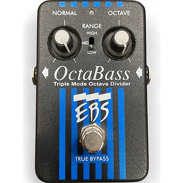 Used EBS Octabass Triple Mode Bass Octave Divider Bass Effect Pedal