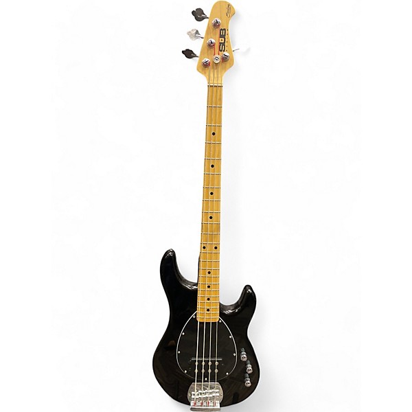 Used Sterling by Music Man Sub 4 Black Electric Bass Guitar