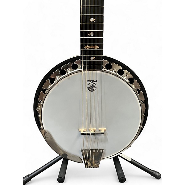 Used Deering B6-E Boston Series 6 String Chrome Banjo