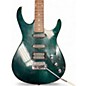 Used Samick Super Strat Emerald Green Solid Body Electric Guitar