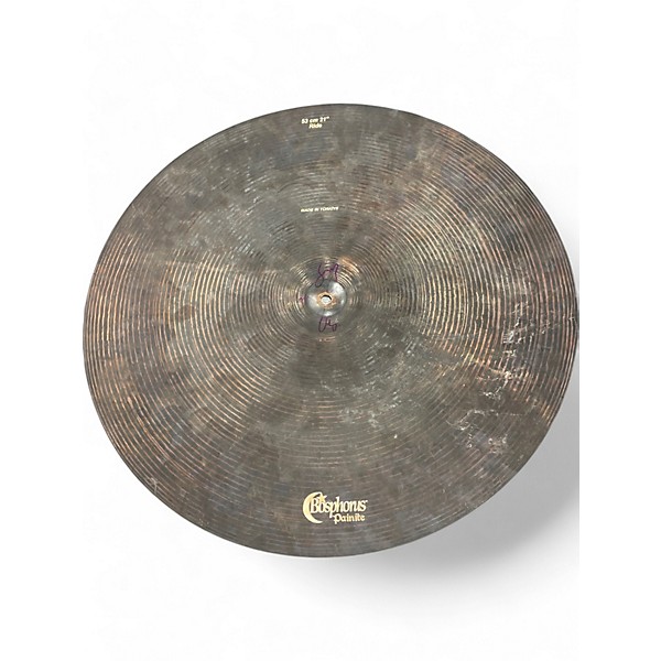 Used Bosphorus Cymbals 21in PAINITE RIDE CYMBAL Cymbal