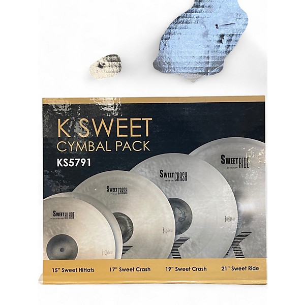 Used Zildjian 15in Sweet K Cymbal Pack Cymbal