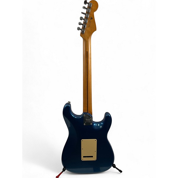 Used 2021 Fender American Ultra Stratocaster Cobra Blue Solid Body Electric Guitar