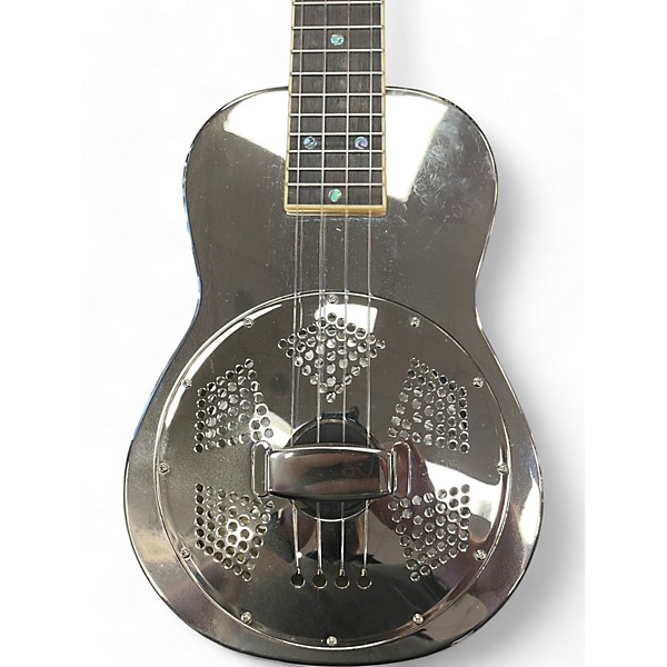 Used Recording King RU-998 Metal body resonator nickel/silver Ukulele