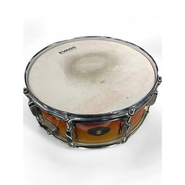 Used TAMA 5.5X14 Rockstar Series Snare 2 Color Sunburst Drum