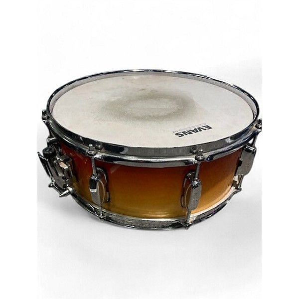 Used TAMA 5.5X14 Rockstar Series Snare 2 Color Sunburst Drum