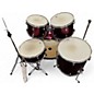 Used CB 5 Piece SP SERIES RED Drum Kit