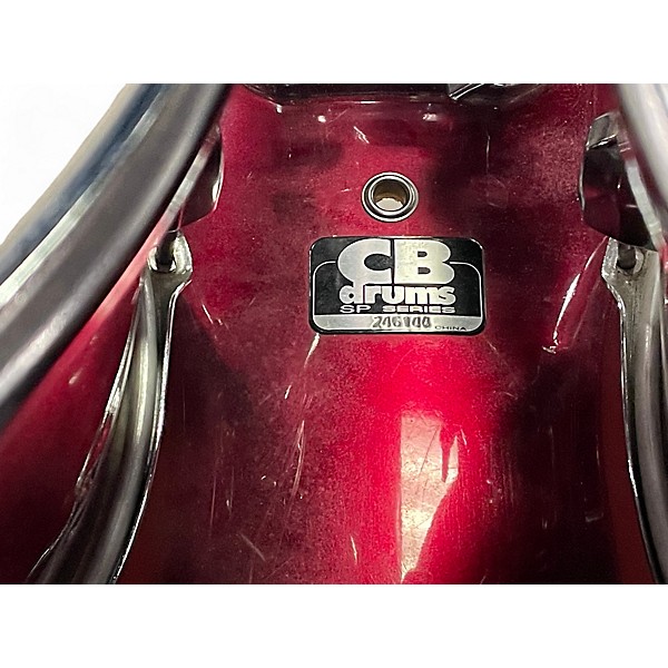 Used CB 5 Piece SP SERIES RED Drum Kit