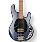 Used Sterling by Music Man Ray4 Trans Blue Electric Bass Guitar