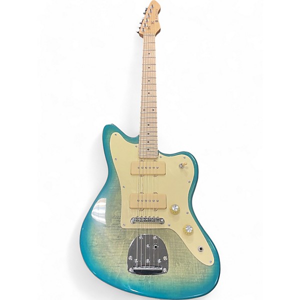 Used Rafferty KEYWEST OCEAN GREEN BURST Solid Body Electric Guitar