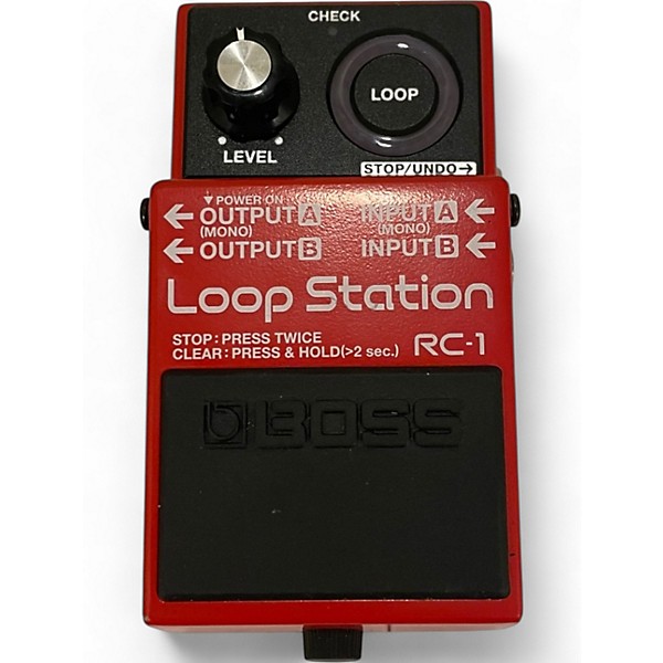 Used BOSS RC1 Loop Station Pedal