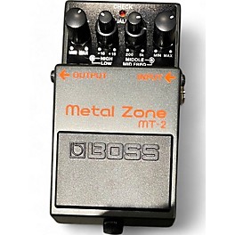 Used BOSS MT2 Metal Zone Distortion Effect Pedal