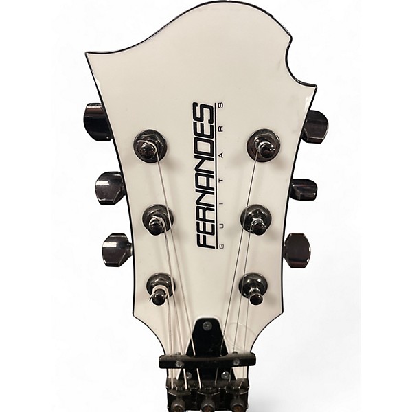 Used Fernandes Vertigo Elite W/ Sustainer White Solid Body Electric Guitar