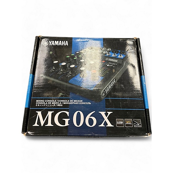 Used Yamaha MG06X Unpowered Mixer