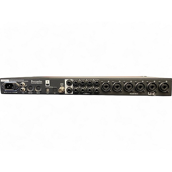Used Focusrite Clarett 8Pre Thunderbolt Interface Audio Interface