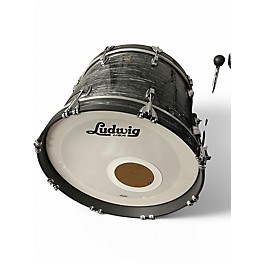 Used Ludwig 4 Piece Classic Maple Black Oyster Pearl Drum Kit