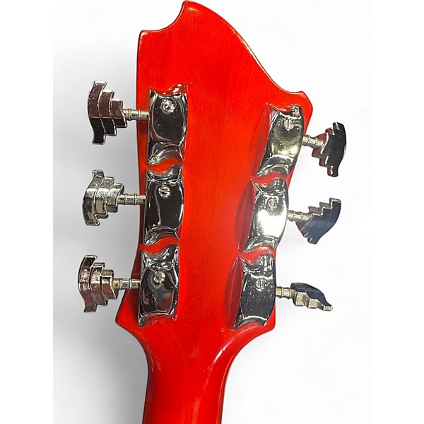 Vintage 1972 Hagstrom V1N Red Hollow Body Electric Guitar