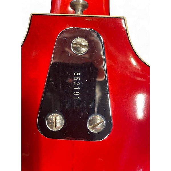 Vintage 1972 Hagstrom V1N Red Hollow Body Electric Guitar