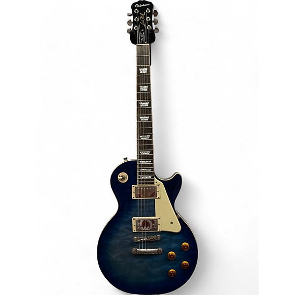 Epiphone Les Paul Standard Pro Electric Guitar Blue with Hard Case Included  F/S | eBay