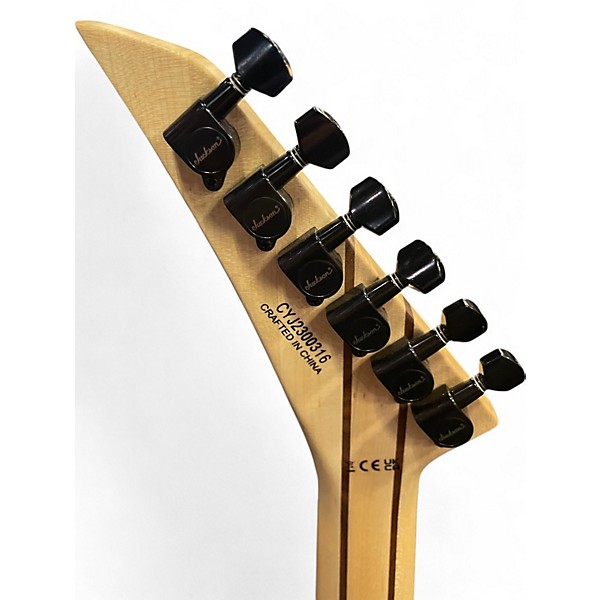 Used Jackson DKA3 CHERRY BURST FLAME Solid Body Electric Guitar