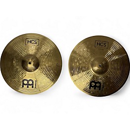 Used MEINL 14in HCS Hi Hat Pair Cymbal
